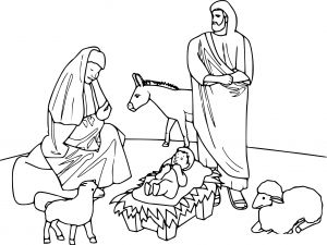 Coloriage Naissance De Jésus Coloriage Naissance De Jesus à Imprimer