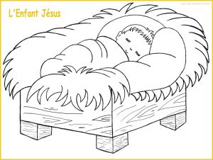Coloriage Naissance De Jésus L Enfant Jésus à Colorier Enfant Jesus Bricolage
