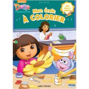 Coloriage Nouvel An 2015 Dora L Exploratrice Coloriage Mon école   Colorier