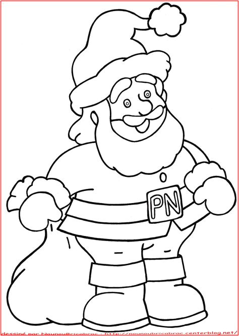 Coloriage Nouvel An 2015 P¨re No L   Colorier Christmas