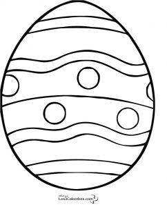 Coloriage Oeuf De Paque Modele Dessin Oeuf De Paques