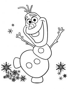 Coloriage Olaf A Imprimer Coloriage D Olaf De La Reine Des Neiges A Partir De La