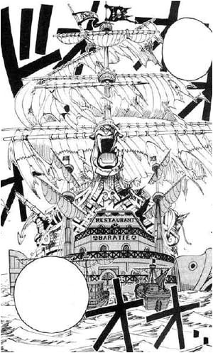 Coloriage One Piece Bateau E Piece La Volonté Du D Navires Pirates