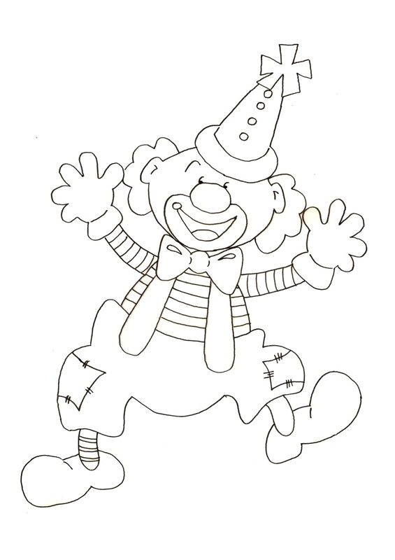 Coloriage Outils De Bricolage A Imprimer Clown 3