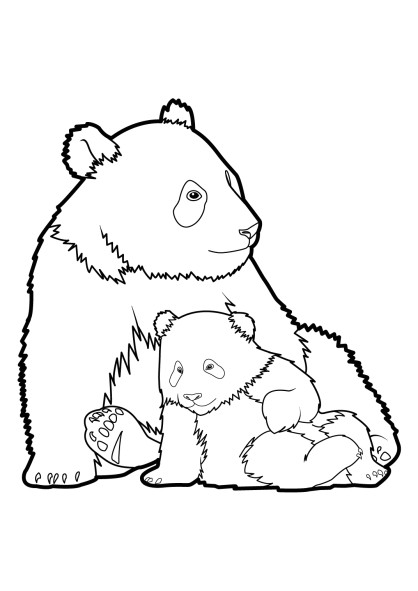 Coloriage Panda A Imprimer Panda 14 Animaux – Coloriages à Imprimer