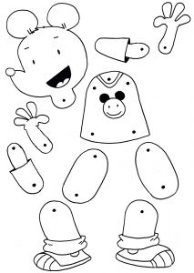 Coloriage Pantin A Imprimer En Classe Avec Ludo Le Pantin De Ludo