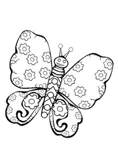 Coloriage Papillon Et Fleur 154 Meilleures Images Du Tableau Coloriage De Papillons Et