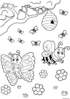Coloriage Papillon Petite Section Les 21 Meilleures Images De Papillon A Imprimer