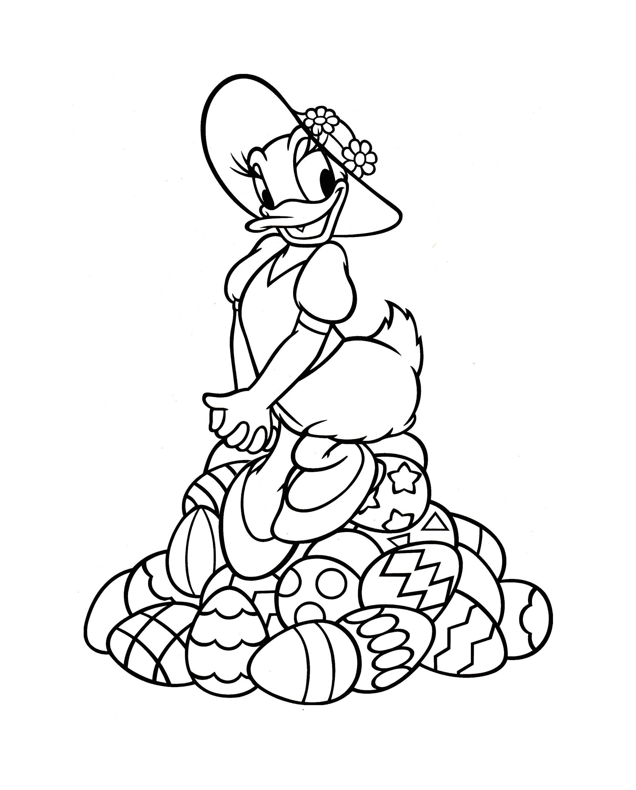 Coloriage Paques Pour Enfants Daisy Paques Coloriage Daisy Coloriages Pour Enfants