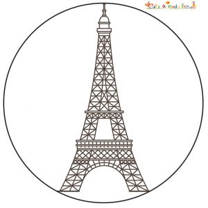 Coloriage Paris A Imprimer Coloriage tour Eiffel Paris