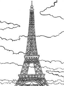 Coloriage Paris A Imprimer Les Coloriages De La tour Eiffel