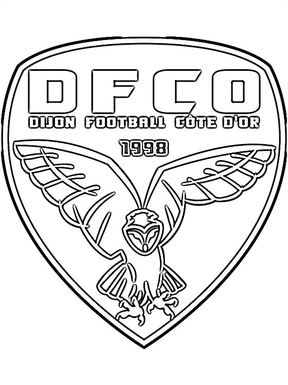 Coloriage Paris Saint Germain A Imprimer Dessin Logo Foot A Colorier