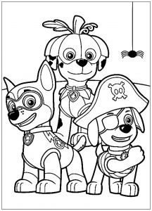 Coloriage Pat Patrouille Halloween Coloring Kids Coloring Pages Paw Patrol Free Kids Coloring