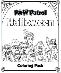 Coloriage Pat Patrouille Halloween Paw Patrol Halloween 2 Coloring Page