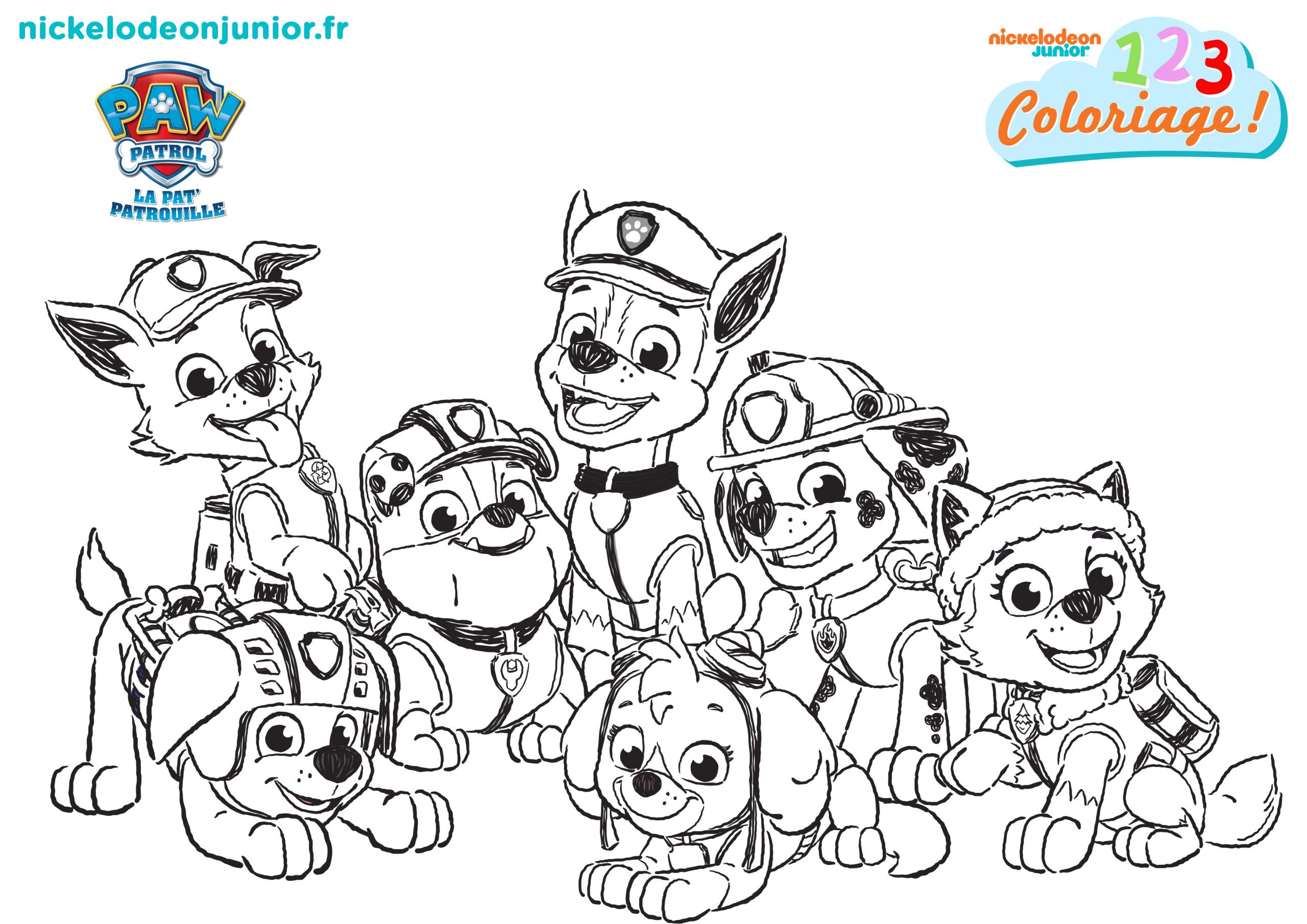 Coloriage Paw Patrol A Imprimer Coloriage Paw Patrol