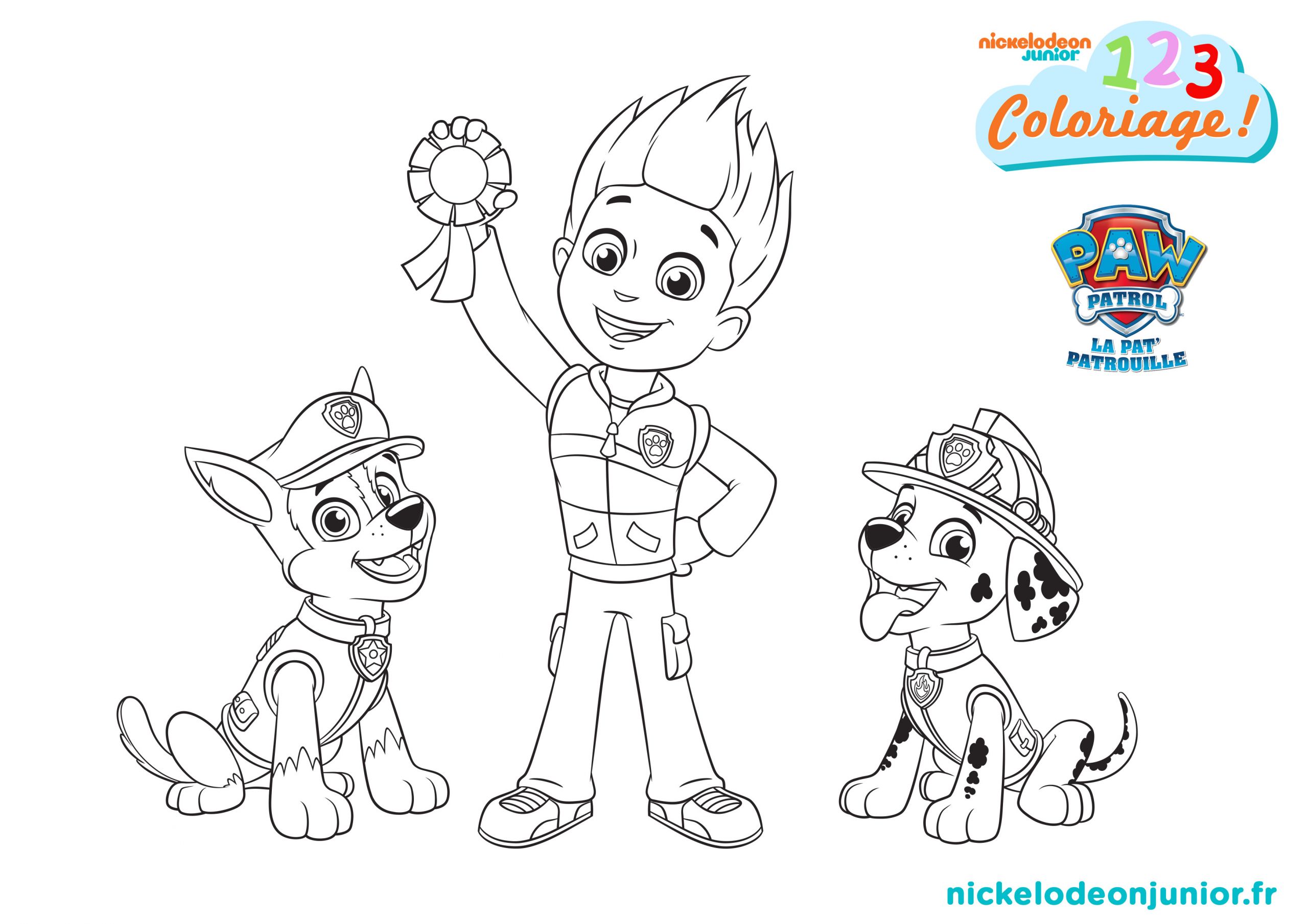 Coloriage Paw Patrol A Imprimer Coloriages Paw Patrol La Pat Patrouille