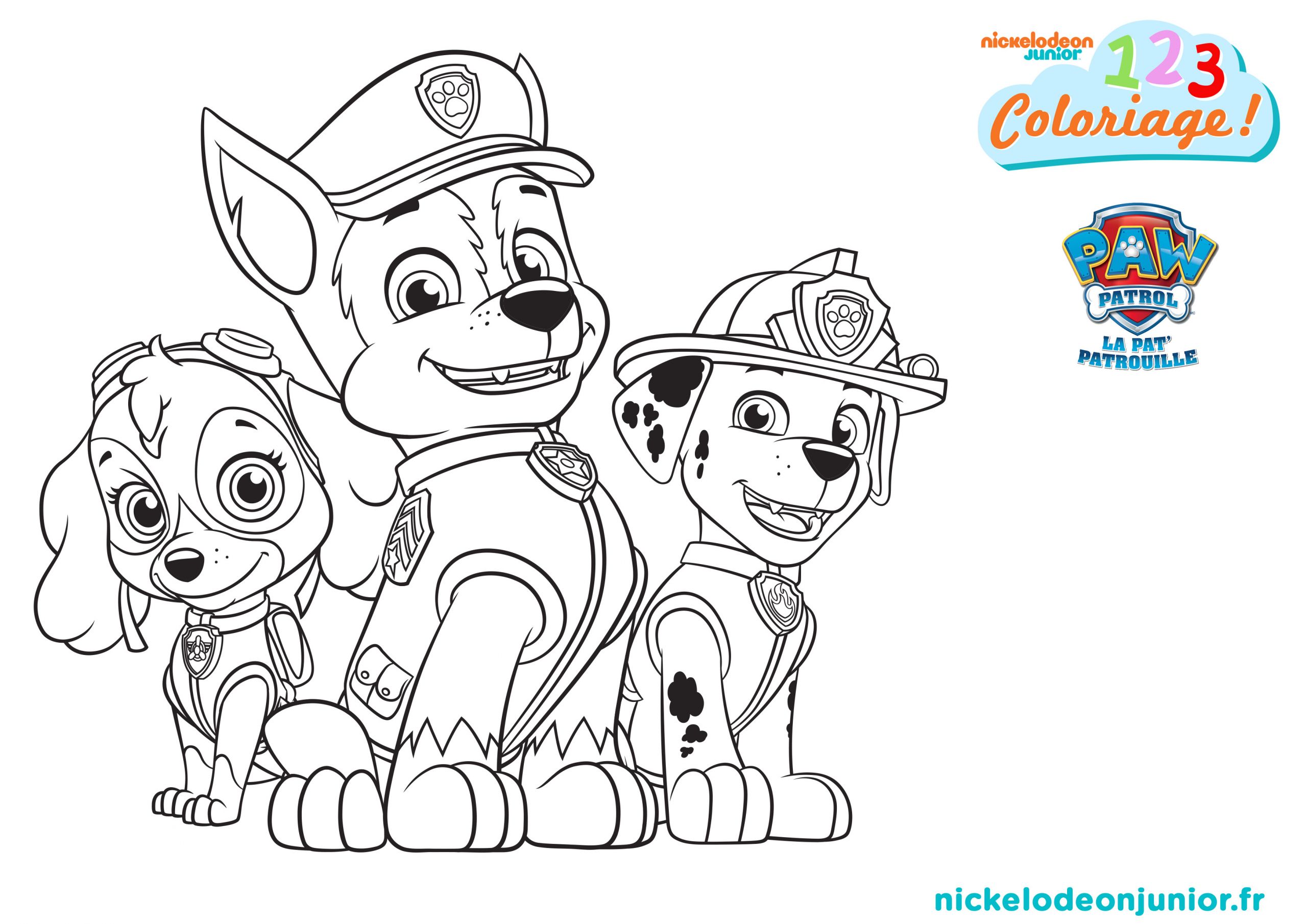 Coloriage Paw Patrol A Imprimer Coloriages Paw Patrol La Pat Patrouille