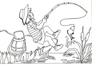 Coloriage Pecheur Imprimer Gratuit Coloriage Pêcheur Dessin Couleur Dessin Gratuit à Imprimer