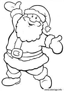 Coloriage Pere Noel A Imprimer Coloriage Pere Noel 6 Jecolorie