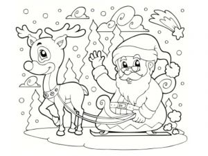 Coloriage Pere Noel A Imprimer Colorier Un Pere Noel
