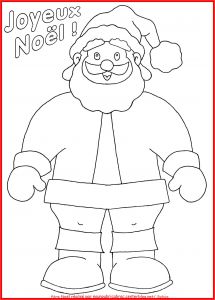 Coloriage Pere Noel A Imprimer Dessin à Colorier Pere Noel Pere Noel 6