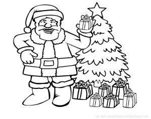 Coloriage Pere Noel A Imprimer Santa Claus 81 Characters – Printable Coloring Pages