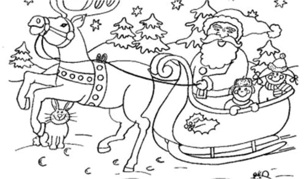 Coloriage Pere Noel Et son Traineau Dessin Pere Noel Kawaii A Colorier