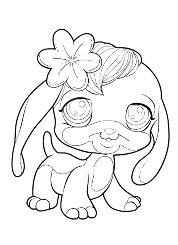 Coloriage Pet Shop à Imprimer Gratuit Coloriage De Petshop Trop Mignon A Imprimer