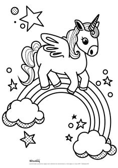 Coloriage Pet Shop Poney à Imprimer Les 20 Meilleures Images De Licorne   Colorier
