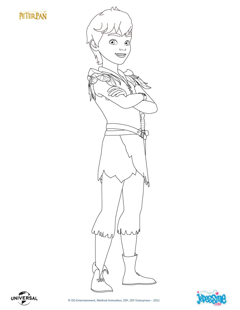 Coloriage Peter Pan En Ligne Coloriages Coloriage En Ligne Peter Pan Fr Hellokids