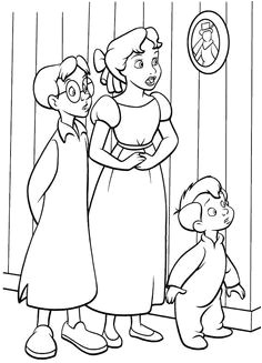 Coloriage Peter Pan Wendy 9 Best Peter Pan Images