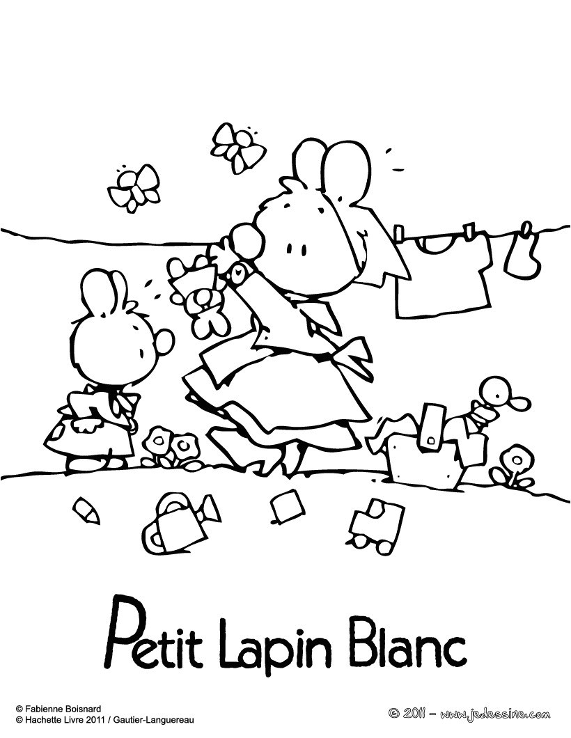 Coloriage Petit Lapin Blanc Coloriages Image De Petit Lapin Blanc Fr Hellokids