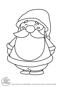 Coloriage Petit Pere Noel Dessin Du Pere Noel Kbacha