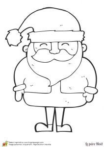 Coloriage Petit Pere Noel Pere Noel A Colorier Facile Gallery Avec G7ixxodc8 Et