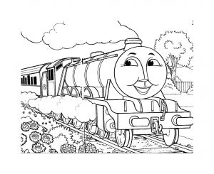 Coloriage Petit Train A Imprimer Dessin Train A Colorier