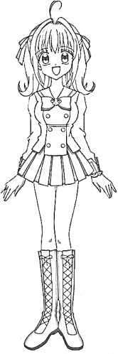 Coloriage Pichi Pichi Pitch Coloriage Pichi Pichi Pitch