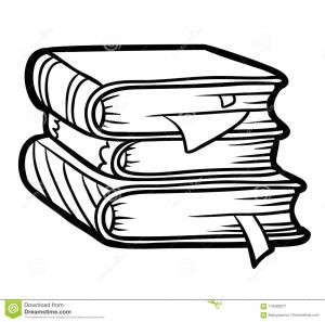 Coloriage Pile De Livre Livre De Coloriage Pile De Livres Illustration De Vecteur