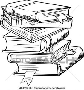 Coloriage Pile De Livre Pile Livres à Bookmarks Clipart K