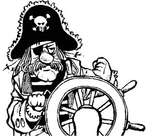Coloriage Pirata Et Capitano Disegno Di Capitano Dei Pirati Da Colorare Acolore