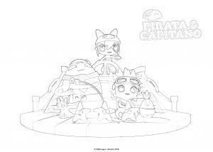 Coloriage Pirata Et Capitano Les Coloriages De Pirata Et Capitano Zouzous Dessins