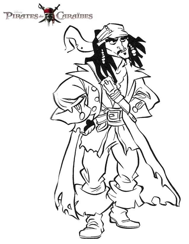 Coloriage Pirate Des Caraibes A Imprimer Coloriage Pirates Des Caraibes à Imprimer Gratuitement