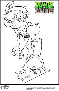 Coloriage Plante Vs Zombie Plants Vs Zombies Coloring Pages