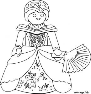 Coloriage Playmobil A Imprimer Gratuit Coloriage Playmobil Princesse Dessin
