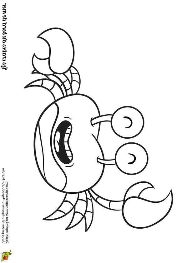 Coloriage Point D Interrogation 9 Magnificient Crabe Coloriage