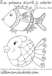 Coloriage Poisson Avril Imprimer Coloriage En Ligne Gratuit De Poisson D Avril