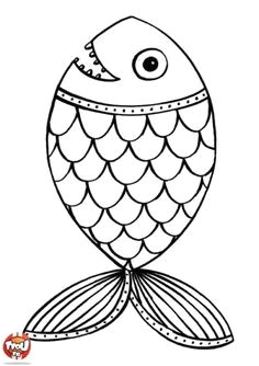 Coloriage Poisson D Avril Tfou Coloriage De Poisson D Avril Facile