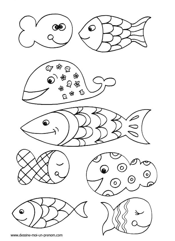 Coloriage Poissons A Imprimer Coloriage De Poisson D Avril A Imprimer Gratuit