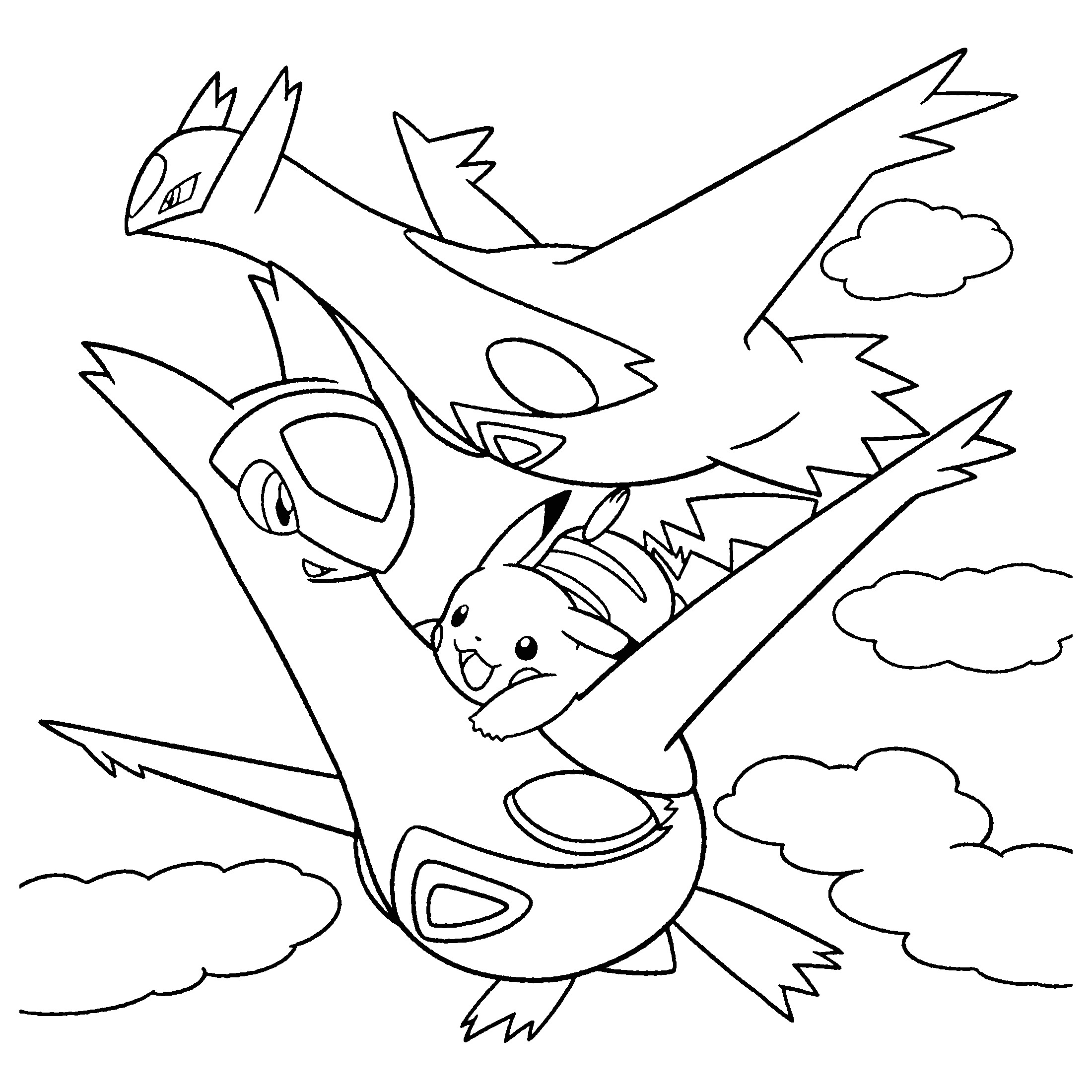 Coloriage Pokemon Latias Et Latios Beste Van Pokemon Paradijs Kleurplaten