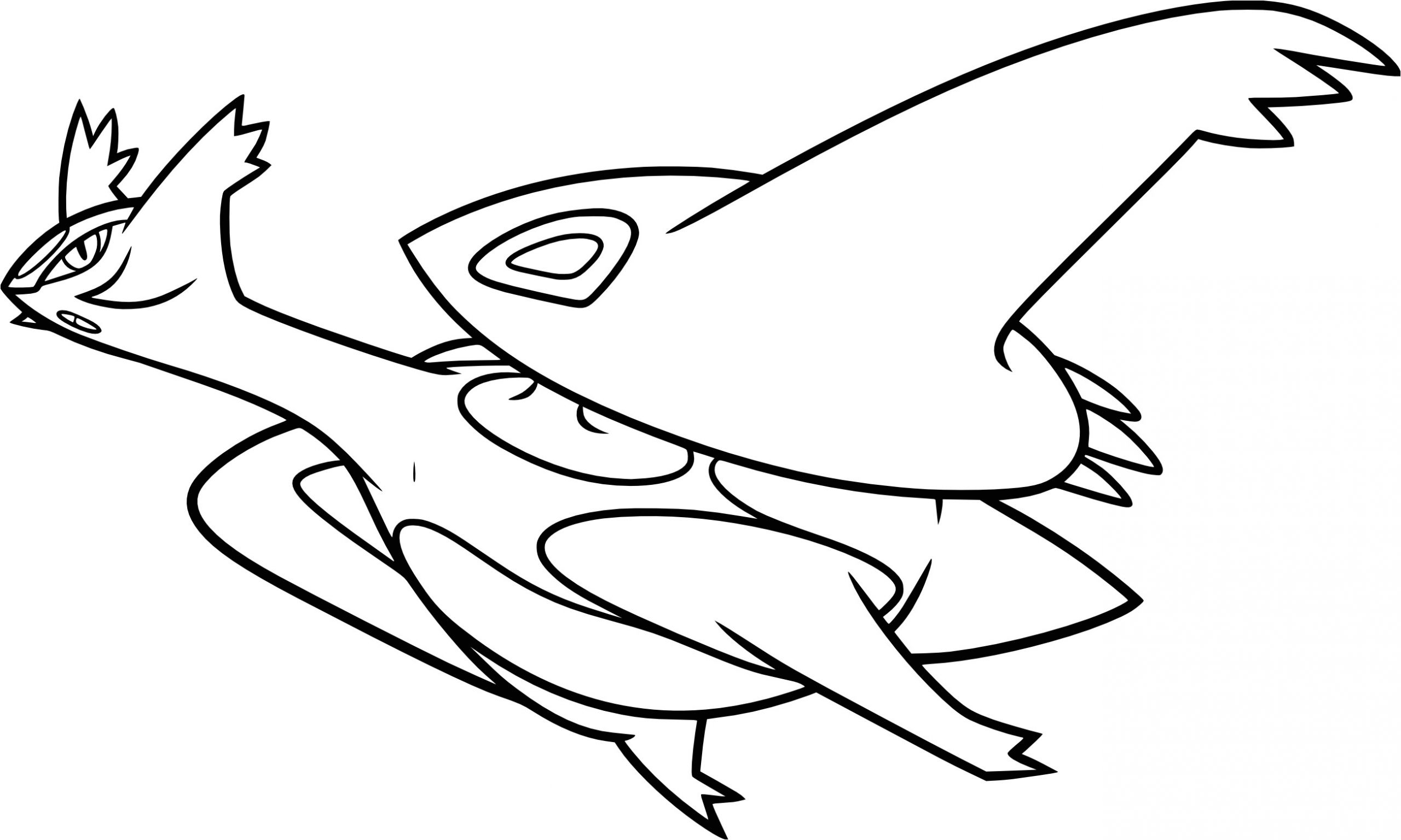 Coloriage Pokemon Latias Et Latios Coloriage Du Pokemon Méga Latios à Imprimer Sur Coloriage