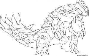 Coloriage Pokemon Primo Groudon Coloriage Primo Groudon Generation 6 Jecolorie